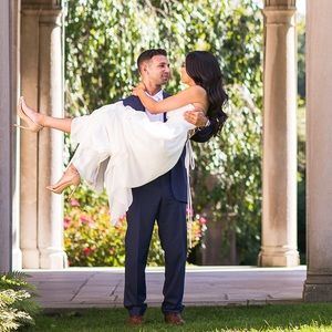 Faviana 7946 white gown